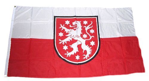 Fahne / Flagge Thüringen alt Löwe 90 x 150 cm
