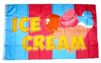 Fahne / Flagge Ice Cream Eis 90 x 150 cm