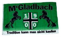 Fahne / Flagge Gladbach Tradition 1900 90 x 150 cm