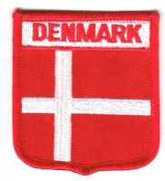 Wappen Aufnäher Fahne Dänemark