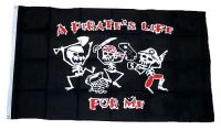 Fahne / Flagge Pirates Life 90 x 150 cm
