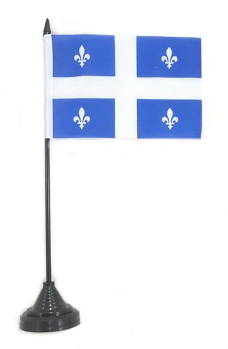 Fahne / Tischflagge Kanada - Quebec NEU 11 x 16 cm Fahne