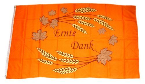 Fahne / Flagge Ernte Dank 90 x 150 cm