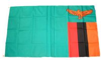 Flagge / Fahne Sambia Hissflagge 90 x 150 cm