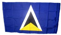 Fahne / Flagge St. Lucia 30 x 45 cm