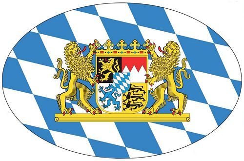 Autoaufkleber Wappen Fahne Europa D Flagge Aufkleber 