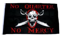 Fahne / Flagge Pirat No Quarter No Mercy 90 x 150 cm