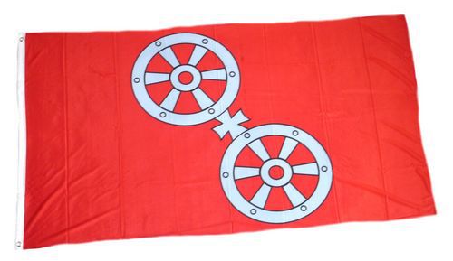 Flagge Fahne Ingelheim Hissflagge 90 x 150 cm