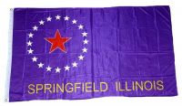 Fahne / Flagge USA - Springfield 90 x 150 cm