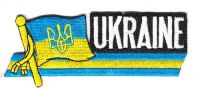 Fahnen Sidekick Aufnäher Ukraine