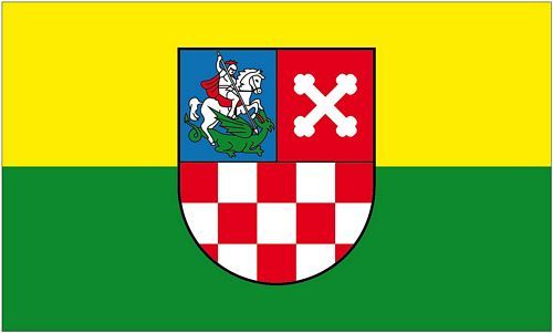 Fahne / Flagge Kroatien - Bjelovar Bilogora 90 x 150 cm
