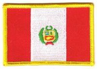 Fahnen Aufnäher Peru