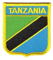 Wappen Aufnäher Fahne Tansania