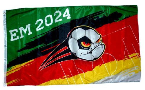 Fahne / Flagge EM 2024 Deutschland Fußball 60 x 90 cm