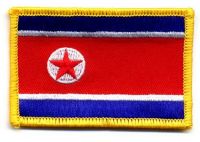 Fahnen Aufnäher Nordkorea