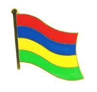 Flaggen Pin Fahne Mauritius Pins Anstecknadel Flagge