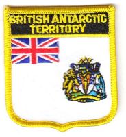 Wappen Aufnäher Fahne British Antarktis Territorium