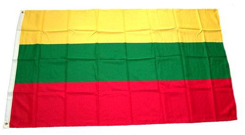 90 x 150 cm Fahne Flagge Litauen Neu 