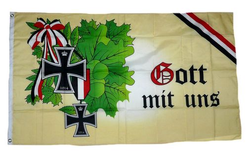 Fahne Flagge Gösch Eisernes Kreuz 60 x 90 cm 