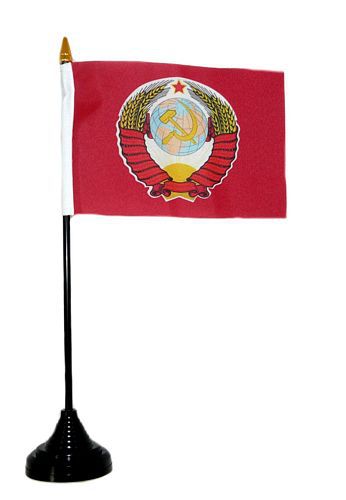 Tischfahne UDSSR Wappen 11 x 16 cm Flagge Fahne