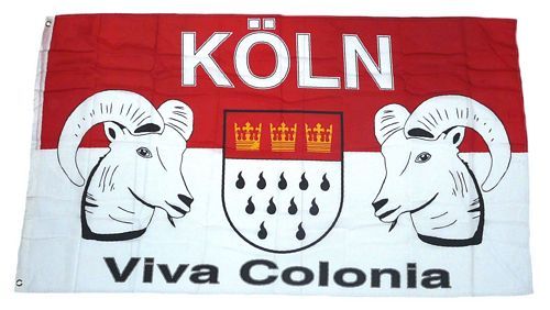 Fahnen Flagge Köln 90 x 150 cm 