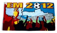 Fahne / Flagge Fußball EM 2012 90 x 150 cm