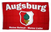Fahne / Flagge Augsburg Meine Liebe 90 x 150 cm