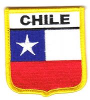 Wappen Aufnäher Fahne Chile