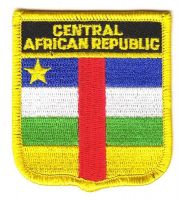 Wappen Aufnäher Fahne Zentralafrikanische Republik
