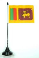Fahne / Tischflagge Sri Lanka 11 x 16 cm Flaggen