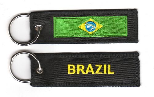 Fahnen Schlüsselanhänger Brasilien