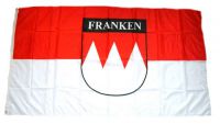 Flagge / Fahne Franken Schrift Hissflagge 90 x 150 cm