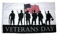 Fahne / Flagge Veterans Day 90 x 150 cm