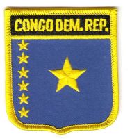 Wappen Aufnäher Fahne Republik Kongo
