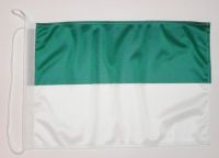 Bootsflagge Grün / Weiß 30 x 45 cm