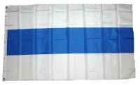 Fahne / Flagge weiß blau weiß Antikriegsfahne Russland 90 x 150 cm