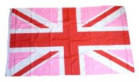 Fahne / Flagge Großbritannien Pink 90 x 150 cm