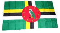 Fahne / Flagge Dominica 30 x 45 cm