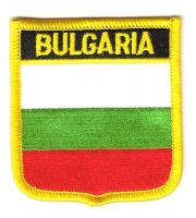 Wappen Aufnäher Fahne Bulgarien