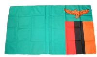 Flagge Fahne Sambia 30 x 45 cm