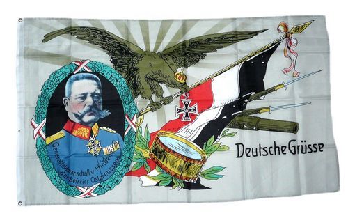 Flagge Fahne Deutsches Reich Kaiser Wilhelm Hissflagge 90 x 150 cm 