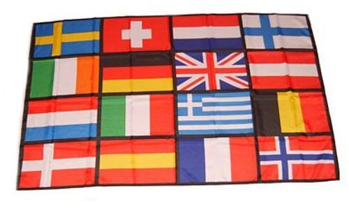 Flagge Fahne Europa 16 Länder 30 x 45 cm