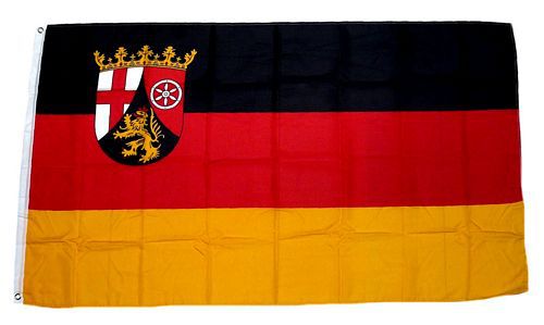 Flagge / Fahne Rheinland Pfalz Hissflagge 90 x 150 cm