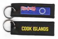 Fahnen Schlüsselanhänger Cook Inseln