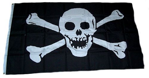Fahne Pirat Seeräuber Hissflagge 90 x 150 cm Flagge 