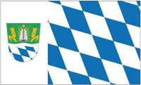 Fahne / Flagge Landkreis Straubing Bogen 90 x 150 cm