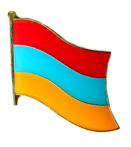 Flaggen Pin Armenien NEU Fahne Flagge Anstecknadel