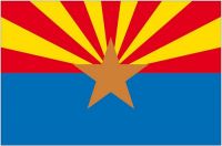 Fahnen Aufkleber Sticker USA - Arizona