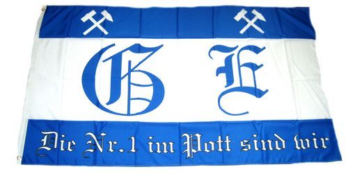 Fahne / Flagge Fußball Gelsenkirchen 90 x 150 cm