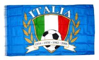 Fahne / Flagge Italien Schrift NEU 90 x 150 cm